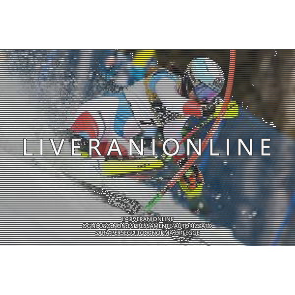 Luca Tedeschi/LM - 2021 FIS Alpine World SKI Championships - Slalom - Women - alpine ski race 20 February 2021 - Druscie, cortina (bl), Italy Photo showing: Wendy HOLDENER (SUI) @LM/Luca Tedeschi AG ALDO LIVERANI SAS