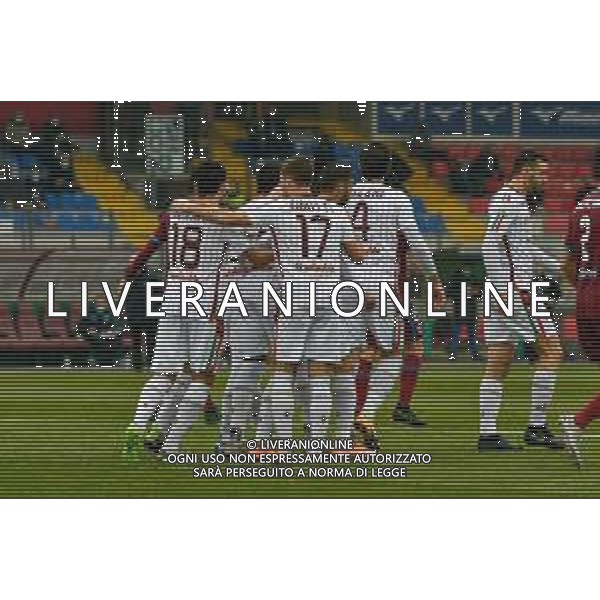 Alessio Marini/LM - AS Cittadella vs AC Reggiana - Italian Football Championship League BKT 2020/2021 20 February 2021 - Stadio Tombolato, cittadella (pd), Italy Photo showing: Reggiana 1919 celebrate the goal @LM/Alessio Marini/AGENZIA ALDO LIVERANI SAS