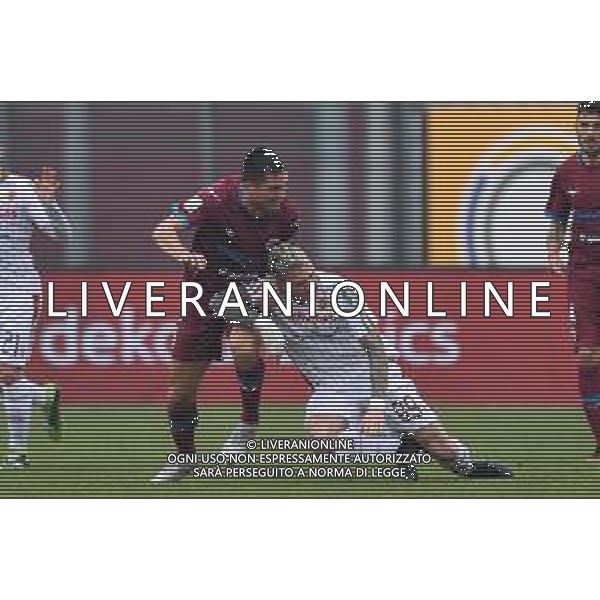 Alessio Marini/LM - AS Cittadella vs AC Reggiana - Italian Football Championship League BKT 2020/2021 20 February 2021 - Stadio Tombolato, cittadella (pd), Italy Photo showing: faul of Matteo Ardemagni (Reggiana 1919) @LM/Alessio Marini/AGENZIA ALDO LIVERANI SAS