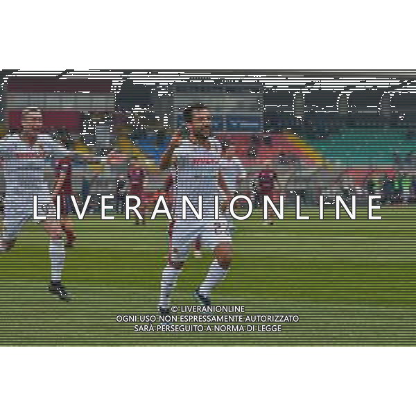 Alessio Marini/LM - AS Cittadella vs AC Reggiana - Italian Football Championship League BKT 2020/2021 20 February 2021 - Stadio Tombolato, cittadella (pd), Italy Photo showing: Karim Laribi (Reggiana 1919) celebrates after scoring the 0-2 goal @LM/Alessio Marini/AGENZIA ALDO LIVERANI SAS