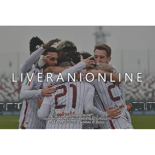 Alessio Marini/LM - AS Cittadella vs AC Reggiana - Italian Football Championship League BKT 2020/2021 20 February 2021 - Stadio Tombolato, cittadella (pd), Italy Photo showing: Karim Laribi (Reggiana 1919) celebrates after scoring the 0-2 goal @LM/Alessio Marini/AGENZIA ALDO LIVERANI SAS