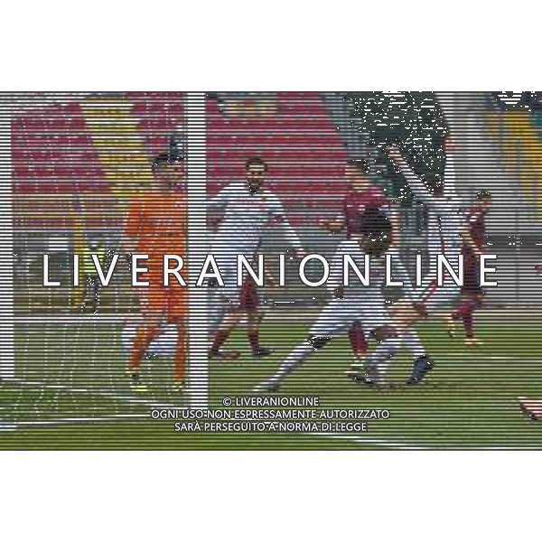 Alessio Marini/LM - AS Cittadella vs AC Reggiana - Italian Football Championship League BKT 2020/2021 20 February 2021 - Stadio Tombolato, cittadella (pd), Italy Photo showing: goal of Eloge Yao (Reggiana 1919) @LM/Alessio Marini/AGENZIA ALDO LIVERANI SAS