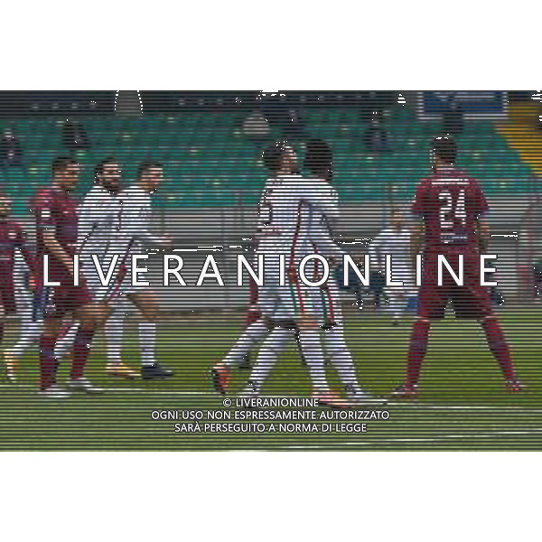Alessio Marini/LM - AS Cittadella vs AC Reggiana - Italian Football Championship League BKT 2020/2021 20 February 2021 - Stadio Tombolato, cittadella (pd), Italy Photo showing: Eloge Yao (Reggiana 1919) celebrates after scoring the 0-2 goal @LM/Alessio Marini/AGENZIA ALDO LIVERANI SAS