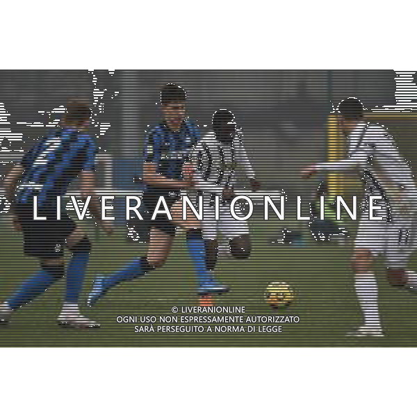 © TVRG Cesare Casadei (Inter) e Jean Claude Ntenda (Juventus) Inter vs Juventus Campionato Primavera 1 TIM - 11a giornata Milano 20-02-2021 centro sportivo Suning YDC in memoria di Giacinto Facchetti foto Roberto Garavaglia/ag. Aldo Liverani sas