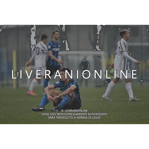 © TVRG Mattia Sangalli (Inter) delusione a fine gara Inter vs Juventus Campionato Primavera 1 TIM - 11a giornata Milano 20-02-2021 centro sportivo Suning YDC in memoria di Giacinto Facchetti foto Roberto Garavaglia/ag. Aldo Liverani sas