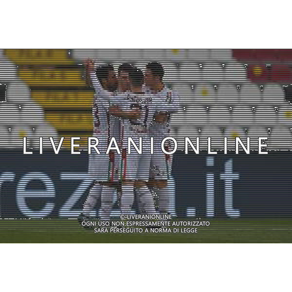 Alessio Marini/LM - AS Cittadella vs AC Reggiana - Italian Football Championship League BKT 2020/2021 20 February 2021 - Stadio Tombolato, cittadella (pd), Italy Photo showing: Simone Mazzocchi (Reggiana 1919) celebrates after scoring the 0-3 goal @LM/Alessio Marini/AGENZIA ALDO LIVERANI SAS