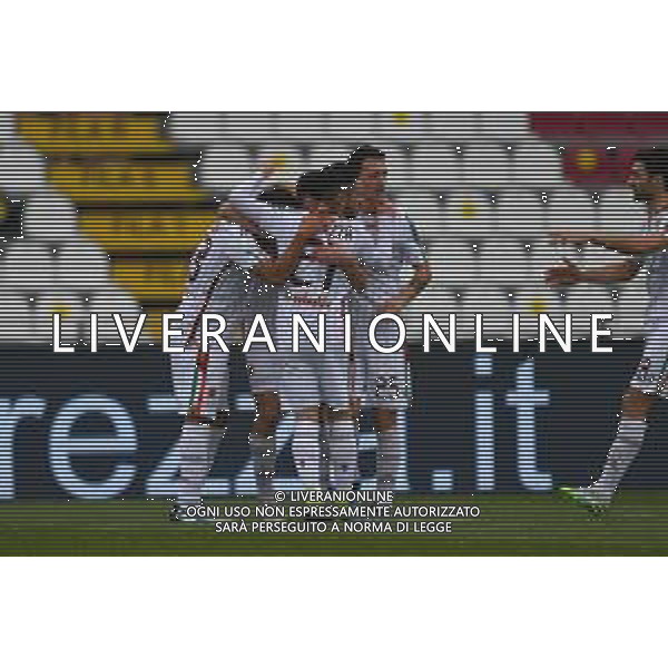 Alessio Marini/LM - AS Cittadella vs AC Reggiana - Italian Football Championship League BKT 2020/2021 20 February 2021 - Stadio Tombolato, cittadella (pd), Italy Photo showing: Simone Mazzocchi (Reggiana 1919) celebrates after scoring the 0-3 goal @LM/Alessio Marini/AGENZIA ALDO LIVERANI SAS