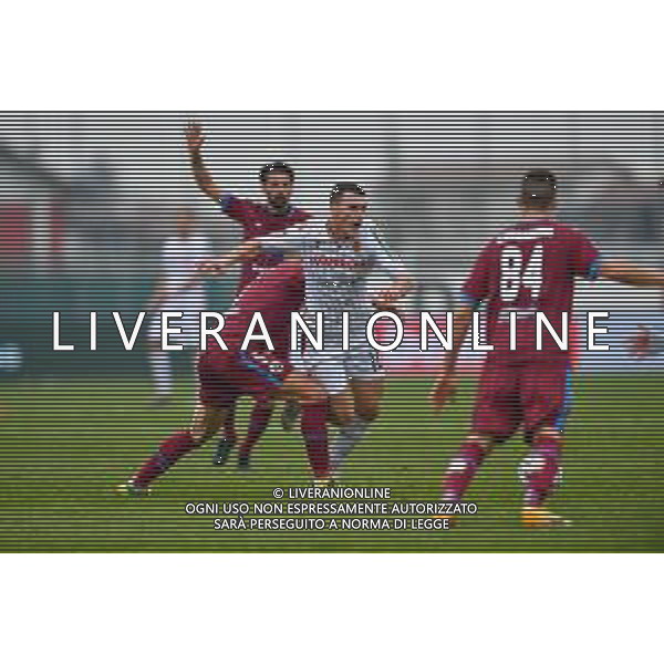 Alessio Marini/LM - AS Cittadella vs AC Reggiana - Italian Football Championship League BKT 2020/2021 20 February 2021 - Stadio Tombolato, cittadella (pd), Italy Photo showing: faul of Simone Mazzocchi (Reggiana 1919) @LM/Alessio Marini/AGENZIA ALDO LIVERANI SAS