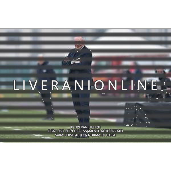 Alessio Marini/LM - AS Cittadella vs AC Reggiana - Italian Football Championship League BKT 2020/2021 20 February 2021 - Stadio Tombolato, cittadella (pd), Italy Photo showing: Massimiliano Alvini (Coach Reggiana 1919) @LM/Alessio Marini/AGENZIA ALDO LIVERANI SAS
