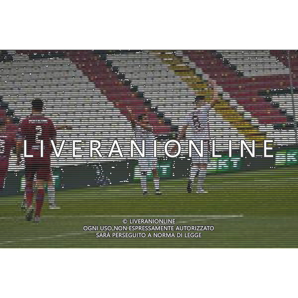 Alessio Marini/LM - AS Cittadella vs AC Reggiana - Italian Football Championship League BKT 2020/2021 20 February 2021 - Stadio Tombolato, cittadella (pd), Italy Photo showing: Karim Laribi (Reggiana 1919) and Ivan Varone (Reggiana 1919) @LM/Alessio Marini/AGENZIA ALDO LIVERANI SAS