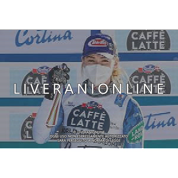 Luca Tedeschi/LM - 2021 FIS Alpine World SKI Championships - Slalom - Women - alpine ski race 20 February 2021 - Druscie, cortina (bl), Italy Photo showing: MIkaela SHIFFRIN (USA) bronze medal @LM/Luca Tedeschi AG ALDO LIVERANI SAS