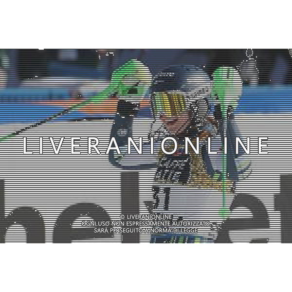 Luca Tedeschi/LM - 2021 FIS Alpine World SKI Championships - Slalom - Women - alpine ski race 20 February 2021 - Druscie, cortina (bl), Italy Photo showing: Andreja SLOKAR (SLO) @LM/Luca Tedeschi AG ALDO LIVERANI SAS