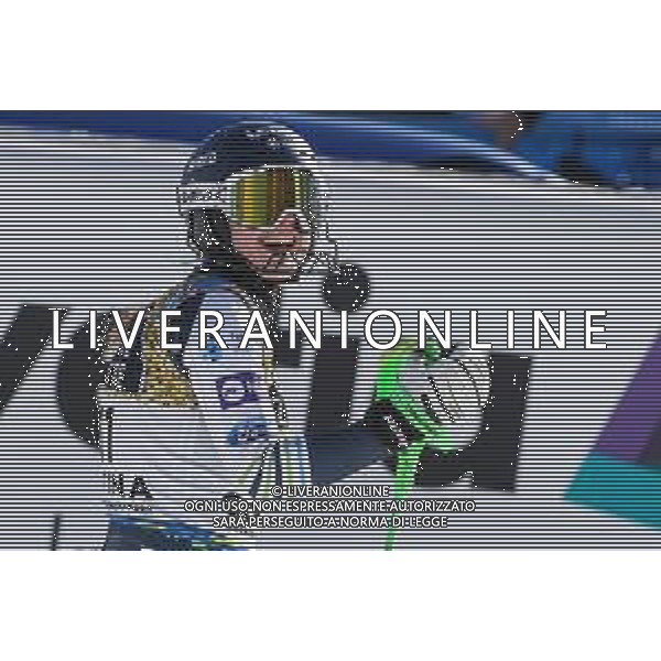 Luca Tedeschi/LM - 2021 FIS Alpine World SKI Championships - Slalom - Women - alpine ski race 20 February 2021 - Druscie, cortina (bl), Italy Photo showing: Andreja SLOKAR (SLO) @LM/Luca Tedeschi AG ALDO LIVERANI SAS