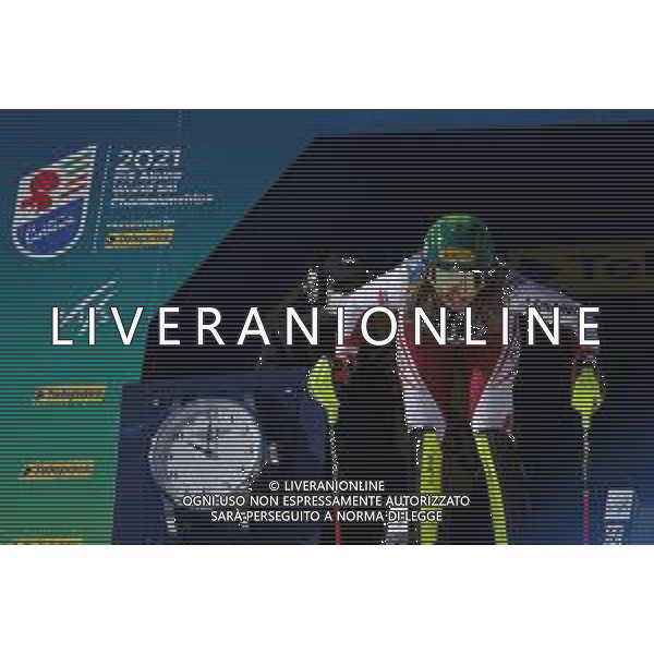 Sergio Bisi/LM - 2021 FIS Alpine World SKI Championships - Slalom - Women - alpine ski race 20 February 2021 - Druscie, cortina (bl), Italy Photo showing: LIENSBERGER Katharina (AUT) Gold Medal @LM/Sergio Bisi AG ALDO LIVERANI SAS