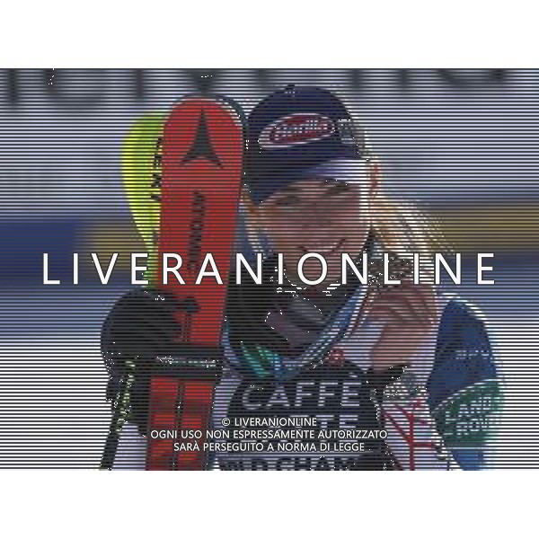 Sergio Bisi/LM - 2021 FIS Alpine World SKI Championships - Slalom - Women - alpine ski race 20 February 2021 - Druscie, cortina (bl), Italy Photo showing: SHIFFRIN Mikaela (USA) Bronz Medal Credits: @LM/Sergio Bisi AG ALDO LIVERANI SAS