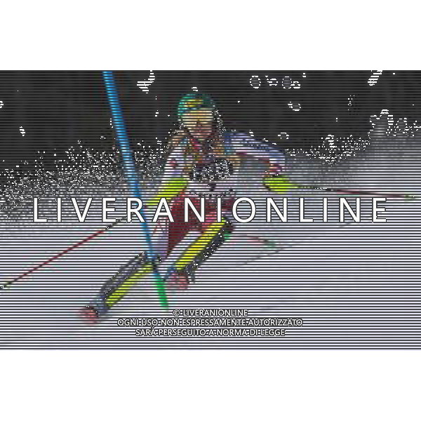 Sergio Bisi/LM - 2021 FIS Alpine World SKI Championships - Slalom - Women - alpine ski race 20 February 2021 - Druscie, cortina (bl), Italy Photo showing: LIENSBERGER Katharina (AUT) Gold Medal @LM/Sergio Bisi AG ALDO LIVERANI SAS