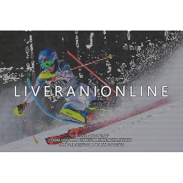 Sergio Bisi/LM - 2021 FIS Alpine World SKI Championships - Slalom - Women - alpine ski race 20 February 2021 - Druscie, cortina (bl), Italy Photo showing: SHIFFRIN Mikaela (USA) Bronze Medal @LM/Sergio Bisi AG ALDO LIVERANI SAS