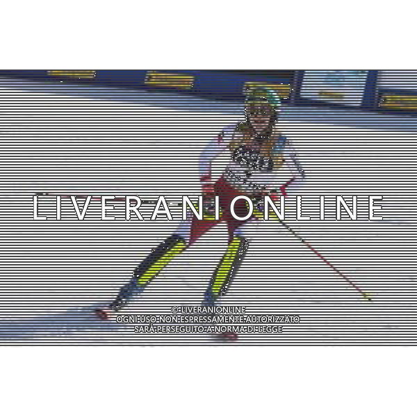 Sergio Bisi/LM - 2021 FIS Alpine World SKI Championships - Slalom - Women - alpine ski race 20 February 2021 - Druscie, cortina (bl), Italy Photo showing: LIENSBERGER Katharina (AUT) Gold Medal @LM/Sergio Bisi AG ALDO LIVERANI SAS