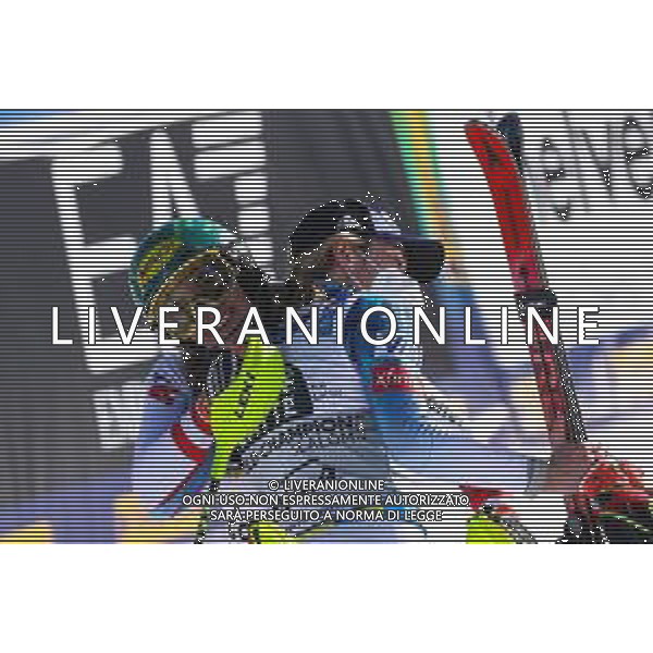 Sergio Bisi/LM - 2021 FIS Alpine World SKI Championships - Slalom - Women - alpine ski race 20 February 2021 - Druscie, cortina (bl), Italy Photo showing: LIENSBERGER Katharina (AUT) Gold Medal @LM/Sergio Bisi AG ALDO LIVERANI SAS