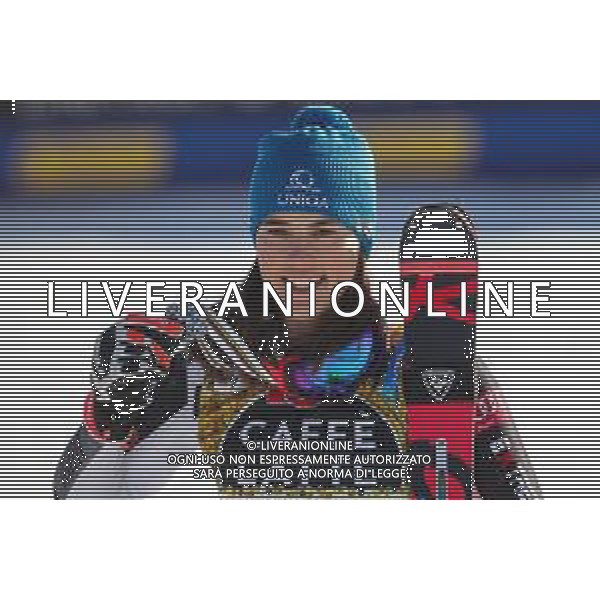Sergio Bisi/LM - 2021 FIS Alpine World SKI Championships - Slalom - Women - alpine ski race 20 February 2021 - Druscie, cortina (bl), Italy Photo showing: VLHOVA Petra (SVK) Silver Medal @LM/Sergio Bisi AG ALDO LIVERANI SAS