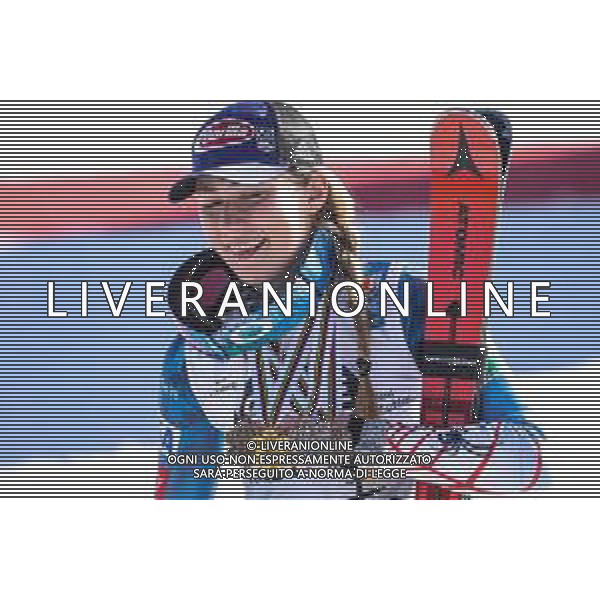 Sergio Bisi/LM - 2021 FIS Alpine World SKI Championships - Slalom - Women - alpine ski race 20 February 2021 - Druscie, cortina (bl), Italy Photo showing: SHIFFRIN Mikaela (USA) Bronze Medal @LM/Sergio Bisi AG ALDO LIVERANI SAS
