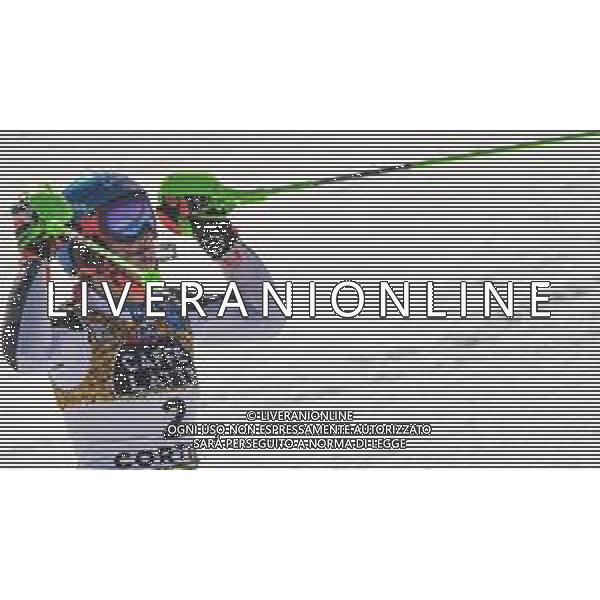 Franco Debernardi/LM - 2021 FIS Alpine World SKI Championships - Slalom - Women - alpine ski race 20 February 2021 - Druscie, cortina (bl), Italy Photo showing: Slovakian Petra Vlhova reacts after crosses the finish line for his Silver medal @LM/Franco Debernardi AG ALDO LIVERANI SAS
