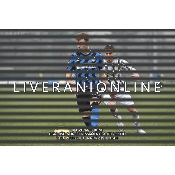 © TVRG Tibo Persyn (Inter) e sulla DX Riccardo Turicchia (Juventus) Inter vs Juventus Campionato Primavera 1 TIM - 11a giornata Milano 20-02-2021 centro sportivo Suning YDC in memoria di Giacinto Facchetti foto Roberto Garavaglia/ag. Aldo Liverani sas