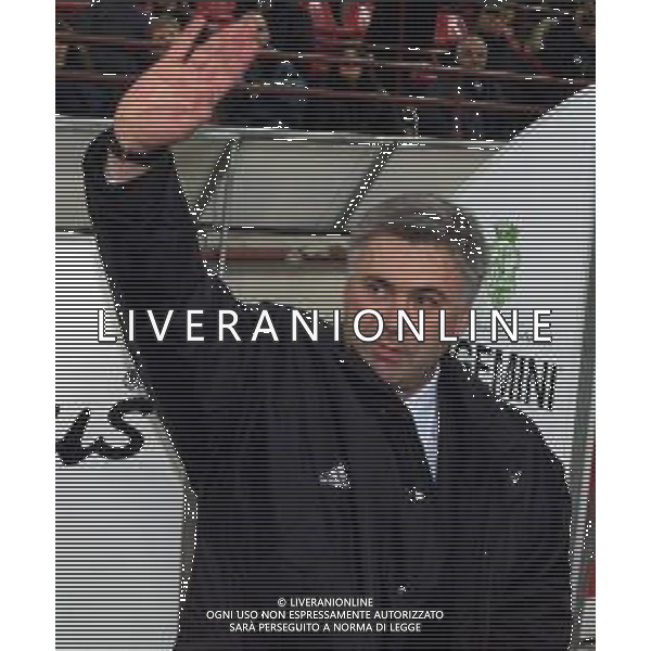 milan-perugia 13/11/2001 coppa italia nella foto l\'allenatore ancelotti carlo agenzia aldo liverani sas