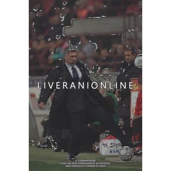 milan-perugia 13/11/2001 coppa italia nella foto l\'allenatore ancelotti carlo agenzia aldo liverani sas