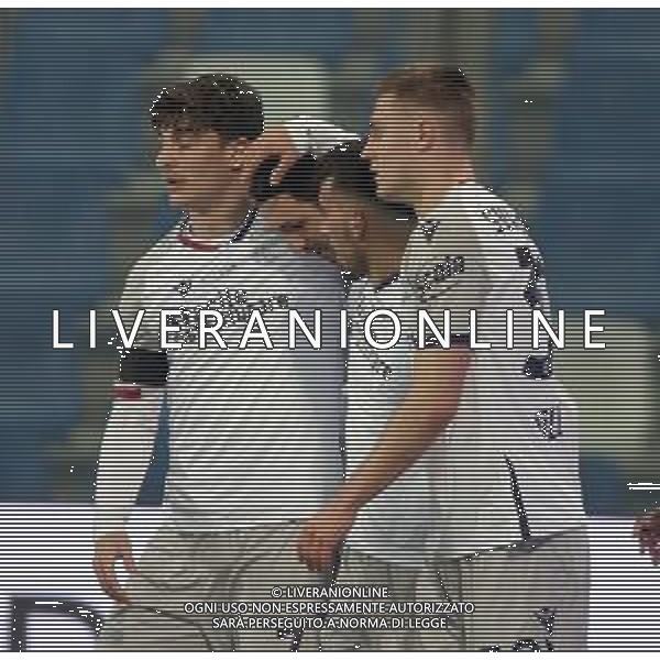 SASSUOLO - BOLOGNA CAMPIONATO CALCIO SERIE A TIM 20.02.2021 NELLA FOTO ESULTANZA DOPO IL GOL DI ROBERTO SORIANO ©SANTANDREA/AGENZIA ALDO LIVERANI SAS