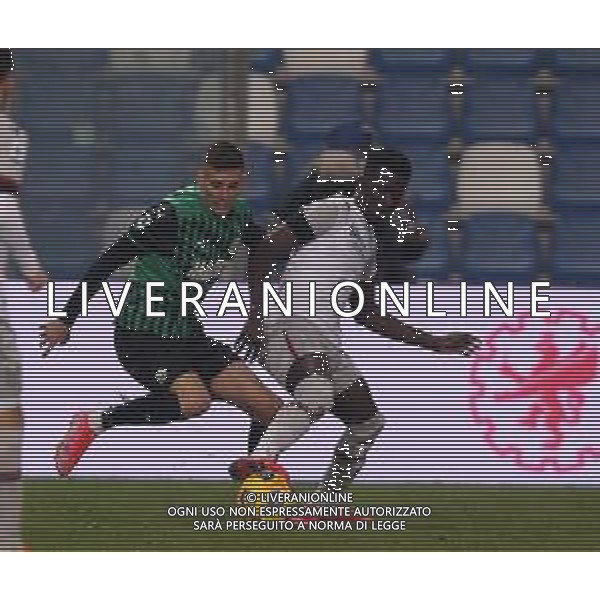 SASSUOLO - BOLOGNA CAMPIONATO CALCIO SERIE A TIM 20.02.2021 NELLA FOTO MULDUR E MUSA BARROW ©SANTANDREA/AGENZIA ALDO LIVERANI SAS