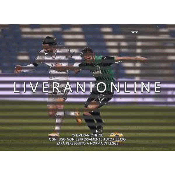 SASSUOLO - BOLOGNA CAMPIONATO CALCIO SERIE A TIM 20.02.2021 NELLA FOTO RICCARDO SORIANO E GIAN MARCO FERRARI ©SANTANDREA/AGENZIA ALDO LIVERANI SAS