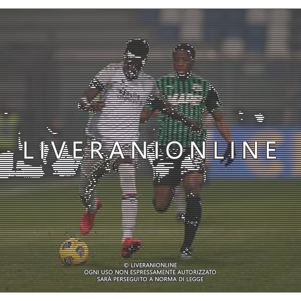 SASSUOLO - BOLOGNA CAMPIONATO CALCIO SERIE A TIM 20.02.2021 NELLA FOTO MUSA BARROW E TRAORE\' ©SANTANDREA/AGENZIA ALDO LIVERANI SAS