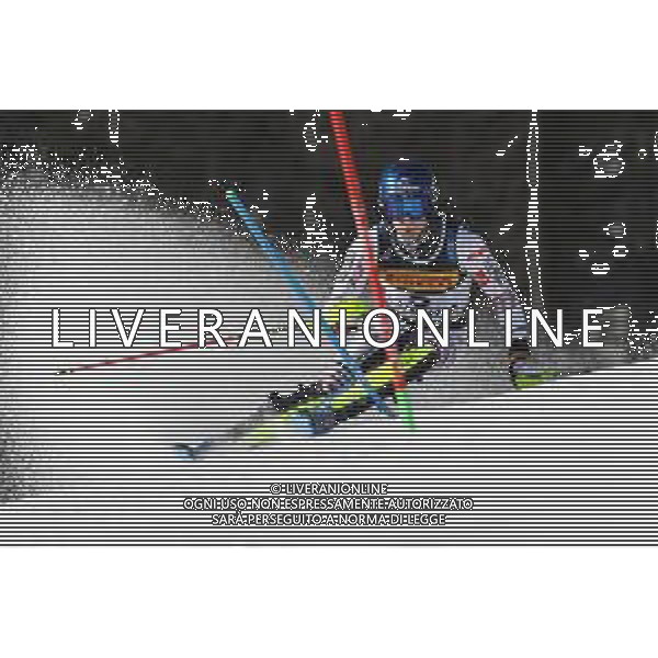 Luca Tedeschi/LM - 2021 FIS Alpine World SKI Championships - Slalom - Men - alpine ski race 21 February 2021 - Druscie, cortina (bl), Italy Photo showing: Clement NOEL (FRA) @LM/Luca Tedeschi AG ALDO LIVERANI SAS