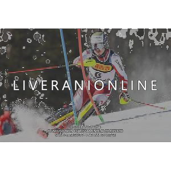 Luca Tedeschi/LM - 2021 FIS Alpine World SKI Championships - Slalom - Men - alpine ski race 21 February 2021 - Druscie, cortina (bl), Italy Photo showing: Manuel FELLER (AUT) @LM/Luca Tedeschi AG ALDO LIVERANI SAS