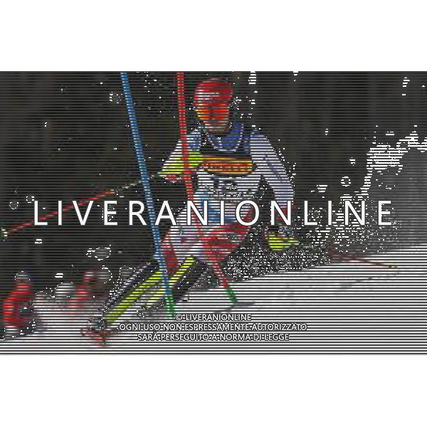Luca Tedeschi/LM - 2021 FIS Alpine World SKI Championships - Slalom - Men - alpine ski race 21 February 2021 - Druscie, cortina (bl), Italy Photo showing: Loic MEILLARD (SUI) @LM/Luca Tedeschi AG ALDO LIVERANI SAS