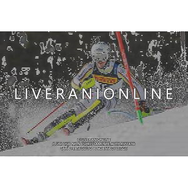 Luca Tedeschi/LM - 2021 FIS Alpine World SKI Championships - Slalom - Men - alpine ski race 21 February 2021 - Druscie, cortina (bl), Italy Photo showing: Linus STRASSER (GER) @LM/Luca Tedeschi AG ALDO LIVERANI SAS