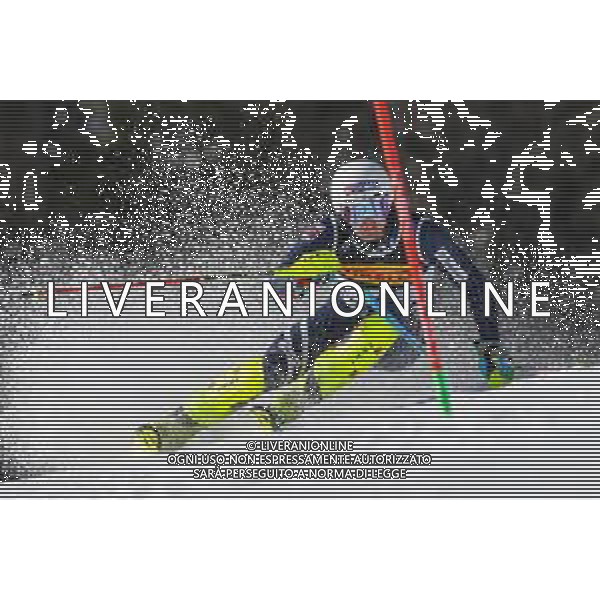 Luca Tedeschi/LM - 2021 FIS Alpine World SKI Championships - Slalom - Men - alpine ski race 21 February 2021 - Druscie, cortina (bl), Italy Photo showing: Dave RYDING (GBR) @LM/Luca Tedeschi AG ALDO LIVERANI SAS