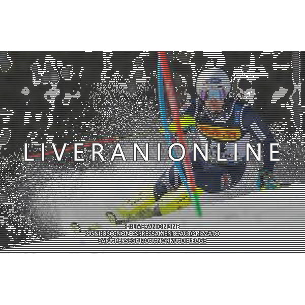 Luca Tedeschi/LM - 2021 FIS Alpine World SKI Championships - Slalom - Men - alpine ski race 21 February 2021 - Druscie, cortina (bl), Italy Photo showing: Dave RYDING (GBR) @LM/Luca Tedeschi AG ALDO LIVERANI SAS