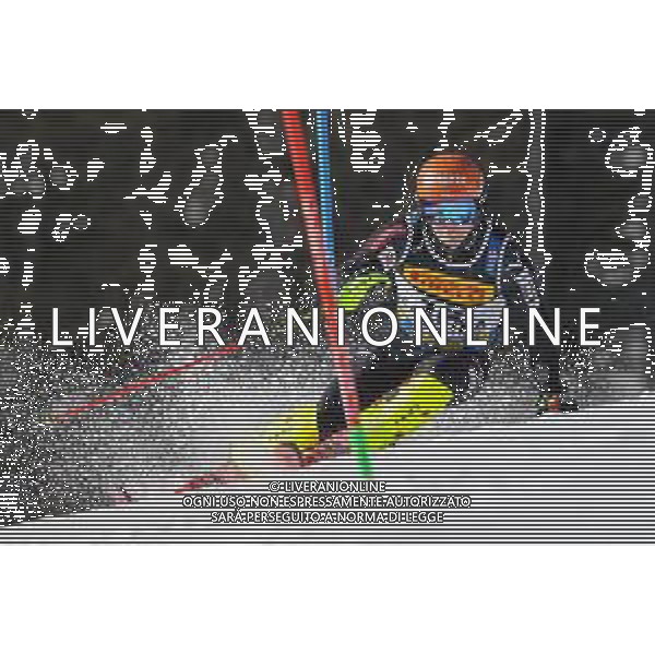 Luca Tedeschi/LM - 2021 FIS Alpine World SKI Championships - Slalom - Men - alpine ski race 21 February 2021 - Druscie, cortina (bl), Italy Photo showing: Filip ZUBCIC (CRO) @LM/Luca Tedeschi AG ALDO LIVERANI SAS