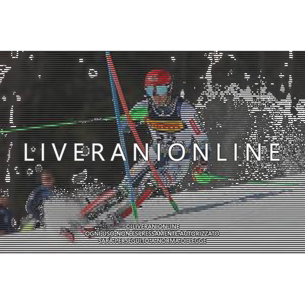 Luca Tedeschi/LM - 2021 FIS Alpine World SKI Championships - Slalom - Men - alpine ski race 21 February 2021 - Druscie, cortina (bl), Italy Photo showing: Stefan HADALIN (SLO) @LM/Luca Tedeschi AG ALDO LIVERANI SAS