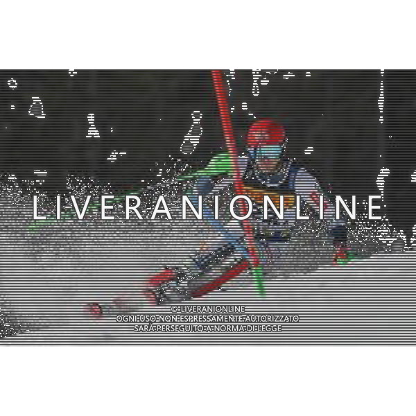 Luca Tedeschi/LM - 2021 FIS Alpine World SKI Championships - Slalom - Men - alpine ski race 21 February 2021 - Druscie, cortina (bl), Italy Photo showing: Stefan HADALIN (SLO) @LM/Luca Tedeschi AG ALDO LIVERANI SAS