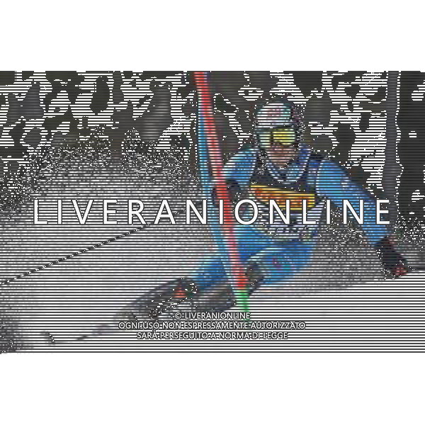 Luca Tedeschi/LM - 2021 FIS Alpine World SKI Championships - Slalom - Men - alpine ski race 21 February 2021 - Druscie, cortina (bl), Italy Photo showing: Stefano GROSS (ITA) @LM/Luca Tedeschi AG ALDO LIVERANI SAS