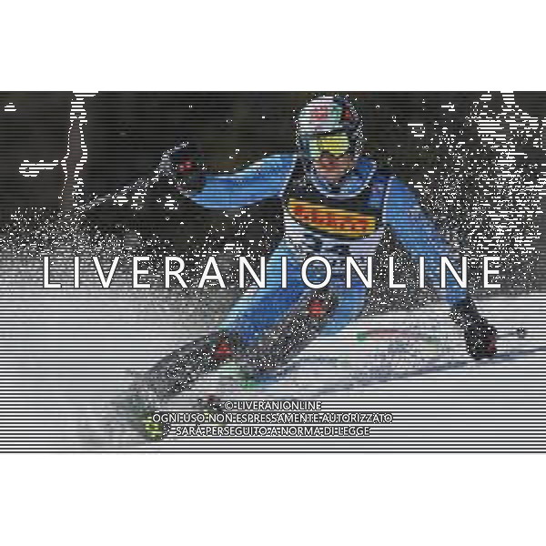 Luca Tedeschi/LM - 2021 FIS Alpine World SKI Championships - Slalom - Men - alpine ski race 21 February 2021 - Druscie, cortina (bl), Italy Photo showing: Stefano GROSS (ITA) @LM/Luca Tedeschi AG ALDO LIVERANI SAS