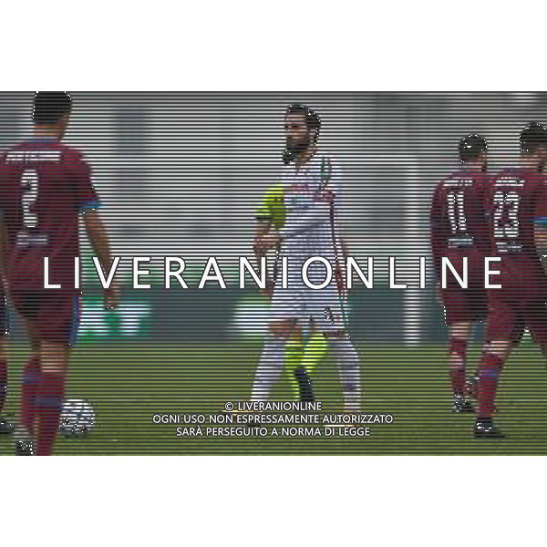 Alessio Marini/LM - AS Cittadella vs AC Reggiana - Italian Football Championship League BKT 2020/2021 20 February 2021 - Stadio Tombolato, cittadella (pd), Italy Photo showing: Paolo Rozzio (Reggiana 1919) @LM/Alessio Marini AG ALDO LIVERANI SAS