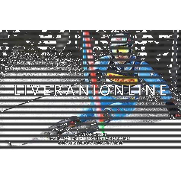 Luca Tedeschi/LM - 2021 FIS Alpine World SKI Championships - Slalom - Men - alpine ski race 21 February 2021 - Druscie, cortina (bl), Italy Photo showing: Stefano GROSS (ITA) @LM/Luca Tedeschi AG ALDO LIVERANI SAS