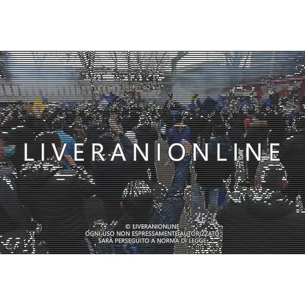 raduno tifosi Inter Milan vs Inter Campionato Serie A TIM - 23a giornata Milano 21-02-2021 Stadio Giuseppe Meazza - San Siro foto Roberto Garavaglia/ag. Aldo Liverani sas /AGENZIA ALDO LIVERANI SAS