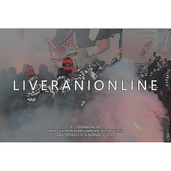 raduno tifosi Milan Milan vs Inter Campionato Serie A TIM - 23a giornata Milano 21-02-2021 Stadio Giuseppe Meazza - San Siro foto Roberto Garavaglia/ag. Aldo Liverani sas /AGENZIA ALDO LIVERANI SAS