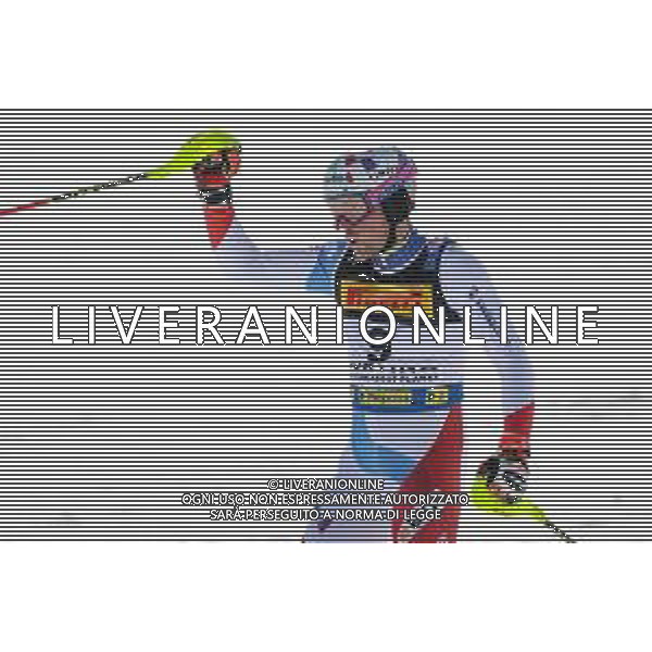 Luca Tedeschi/LM - 2021 FIS Alpine World SKI Championships - Slalom - Men - alpine ski race 21 February 2021 - Druscie, cortina (bl), Italy Photo showing: Alexis PINTURAULT (FRA) @LM/Luca Tedeschi AG ALDO LIVERANI SAS