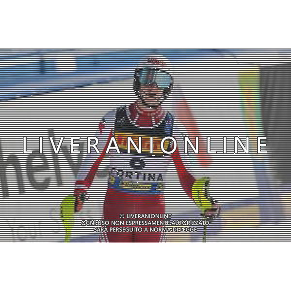 Luca Tedeschi/LM - 2021 FIS Alpine World SKI Championships - Slalom - Men - alpine ski race 21 February 2021 - Druscie, cortina (bl), Italy Photo showing: Adrian PERTL (AUT) @LM/Luca Tedeschi AG ALDO LIVERANI SAS